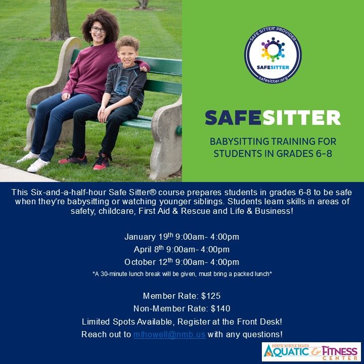 Safe Sitter 2026 Dates