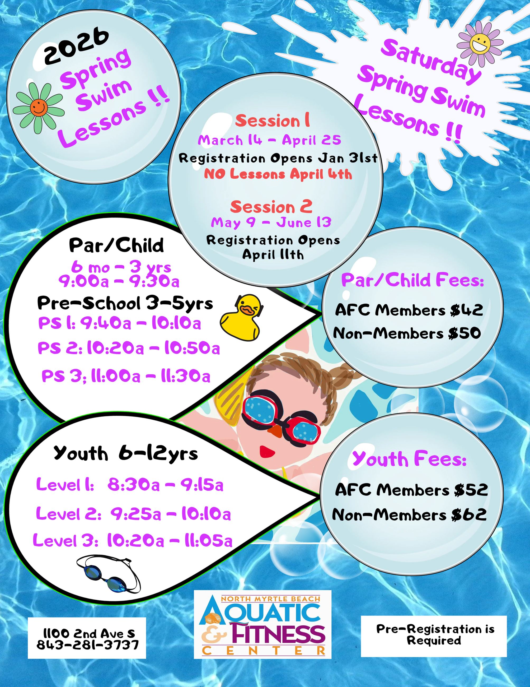 Spring 26 SAT Swim Lesson 
